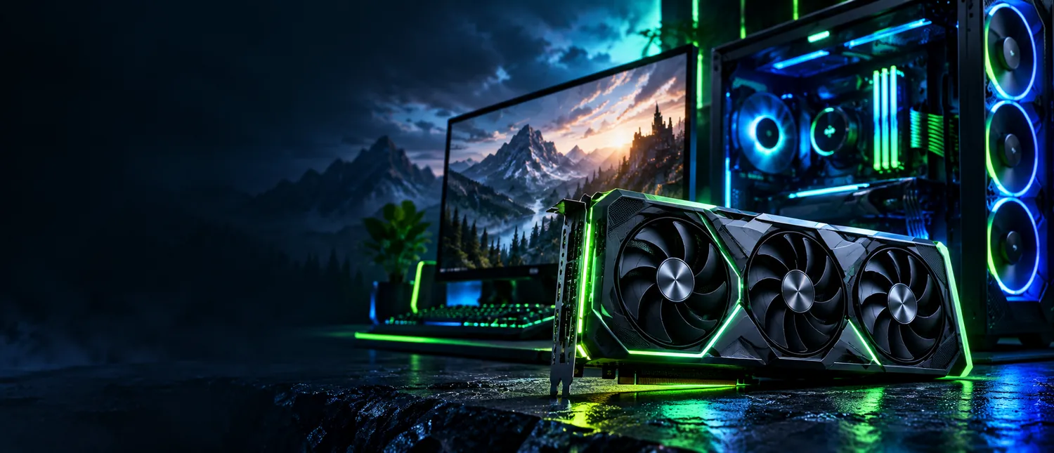 Illustrative selection of current desktop graphics cards