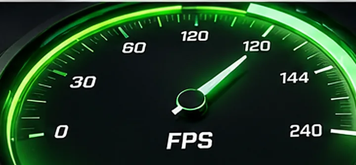 Illustrated FPS indicator for matching GPU performance to your display